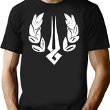 Hades Game Distressed Logo Zagreus Logo Premium Heavyweight Cotton T-Shirt - Black