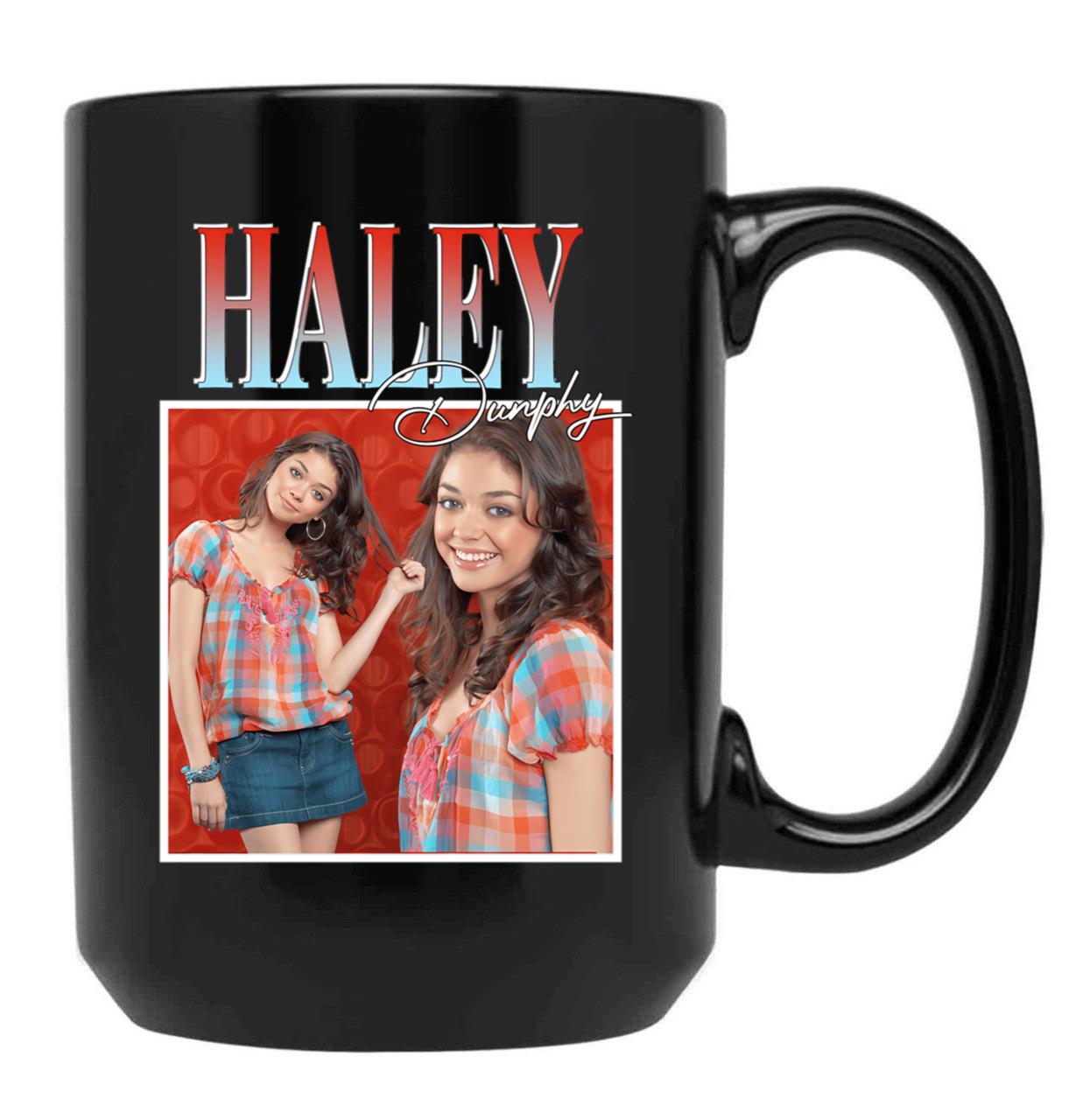 Haley Dunphy Black Coffee Mug, Gift Coffee Mug