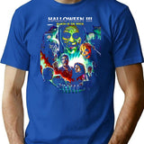 Halloween 3 (Black) T-Shirt for Men & Women, T-Shirts Graphic Tee - Blue