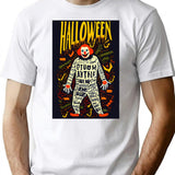 Halloween Clown (23) T-Shirt for Men & Women, T-Shirts Graphic Tee - White