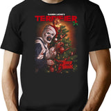 Halloween Merry Christmas Clown 2024 - Terrifier Christmas T-Shirt for Men & Women, T-Shirts Graphic Tee - Black