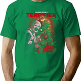 Halloween Merry Christmas Clown 2024 - Terrifier Christmas T-Shirt for Men & Women, T-Shirts Graphic Tee - Green