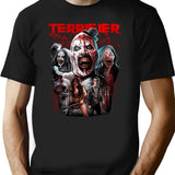 Halloween Terrifier T-Shirt for Men & Women, T-Shirts Graphic Tee - Black