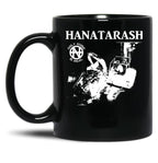 Hanatarash For Fans Black Coffee Mug, Gift Coffee Mug