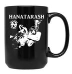 Hanatarash For Fans Black Coffee Mug, Gift Coffee Mug