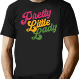 Handsome Podcast Pretty Little Lady Premium Heavyweight Cotton T-Shirt - Black