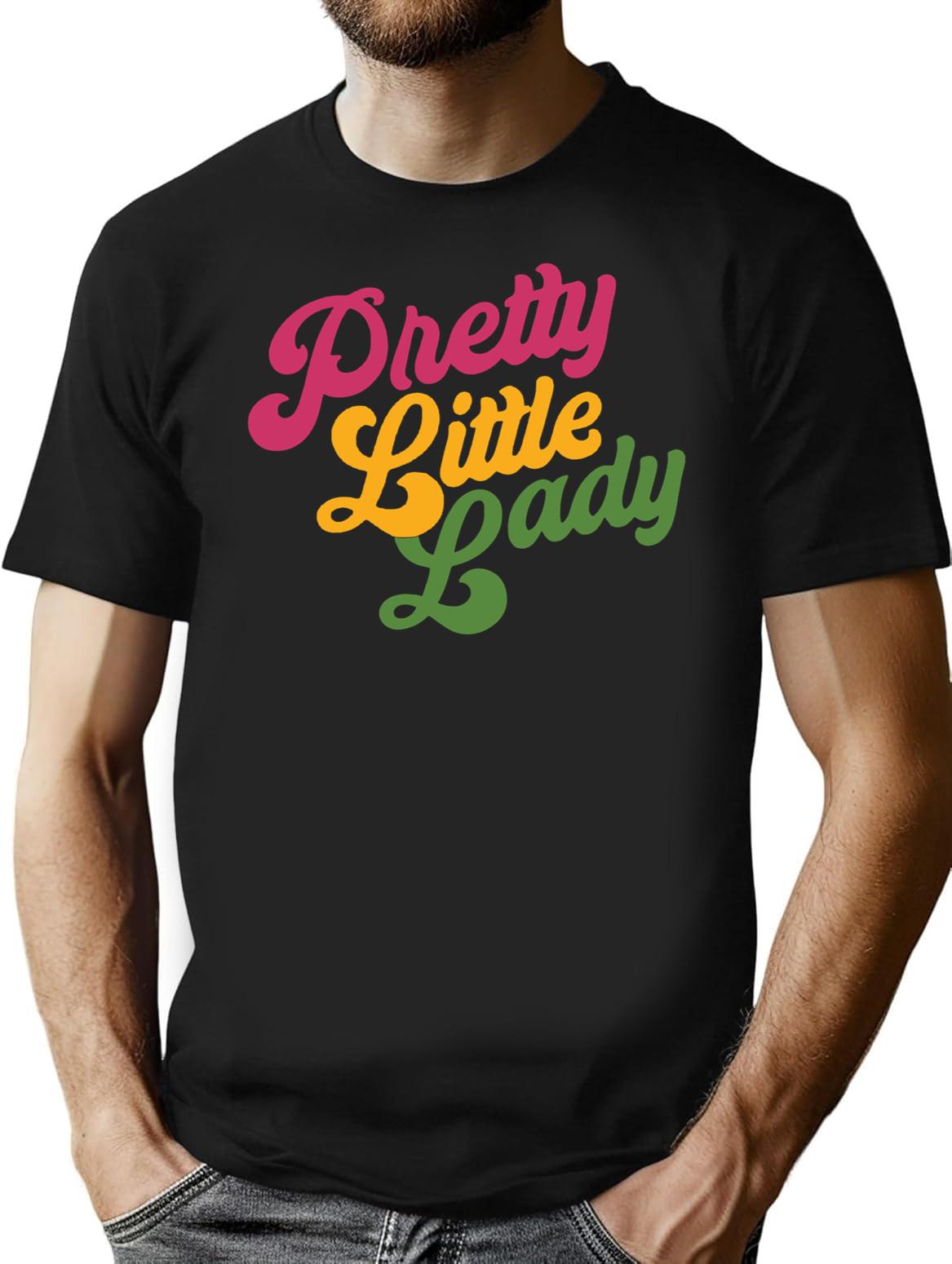 Handsome Podcast Pretty Little Lady Premium Heavyweight Cotton T-Shirt - Black