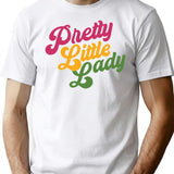 Handsome Podcast Pretty Little Lady Premium Heavyweight Cotton T-Shirt - White