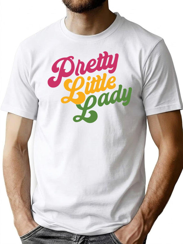 Handsome Podcast Pretty Little Lady Premium Heavyweight Cotton T-Shirt - White