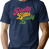 Handsome Podcast Pretty Little Lady Premium Heavyweight Cotton T-Shirt - Navy