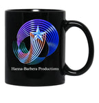 Hanna Barbera Productions 1987 Black Coffee Mug, Gift Coffee Mug - Black