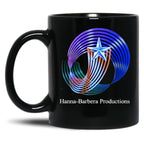 Hanna Barbera Productions 1987 Black Coffee Mug, Gift Coffee Mug