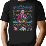 Hap Hap Happiest Sweater This Side Of The Nuthouse T-Shirt for Men & Women, T-Shirts Graphic Tee - Black