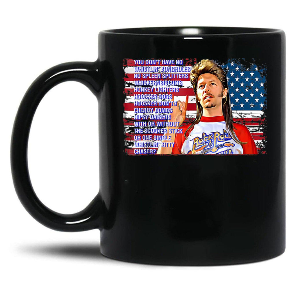 Happy 4Th Of July Merica Black Coffee Mug