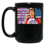 Happy 4Th Of July Merica Black Coffee Mug