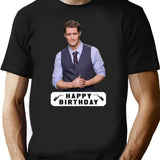 Happy Birthday Matthew Morrison Premium Heavyweight Cotton T-Shirt - Black