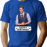 Happy Birthday Matthew Morrison Premium Heavyweight Cotton T-Shirt - Blue