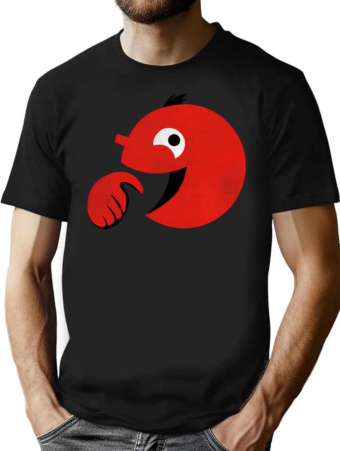 Happy Eater T-Shirt for Men & Women, T-Shirts Graphic Tee - Black