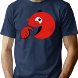 Happy Eater T-Shirt for Men & Women, T-Shirts Graphic Tee - Navy