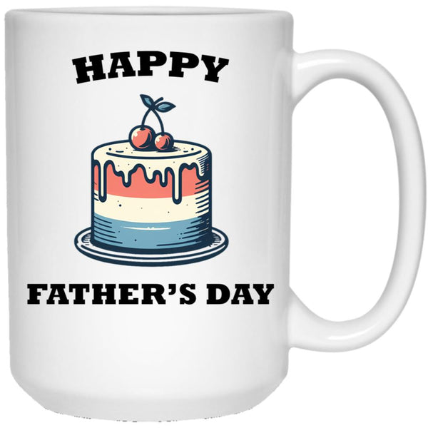 Happy Fathers Day Dad Tax White Coffee Mug - Black