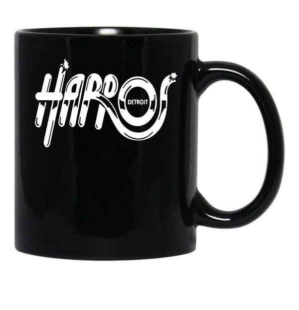 Harpos Detroit Logos Black Coffee Mug, Gift Coffee Mug - Black