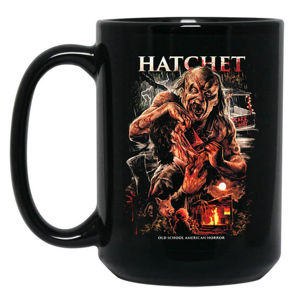 Hatchet Victor Crowley Lives Black Coffee Mug, Gift Coffee Mug - Black