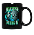 Hatsune Miku Rap Bootleg Black Coffee Mug, Gift Coffee Mug - Black