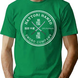 Hattori Hanzo Sword Company T-Shirt for Men & Women, T-Shirts Graphic Tee - Green