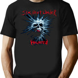 Haunted T-Shirt for Men & Women, T-Shirts Graphic Tee - Black