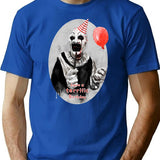 Have A Terrific Birthday Terrifier T-Shirt for Men & Women, T-Shirts Graphic Tee - Blue