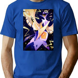 Hazbin Hotel Adam Classic Premium Heavyweight Cotton T-Shirt - Blue