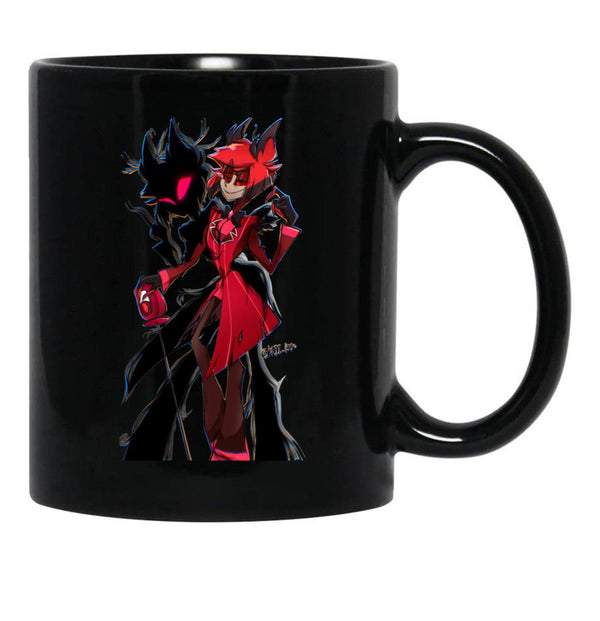 Hazbin Hotel Alastor Classic Black Coffee Mug, Gift Coffee Mug - Black