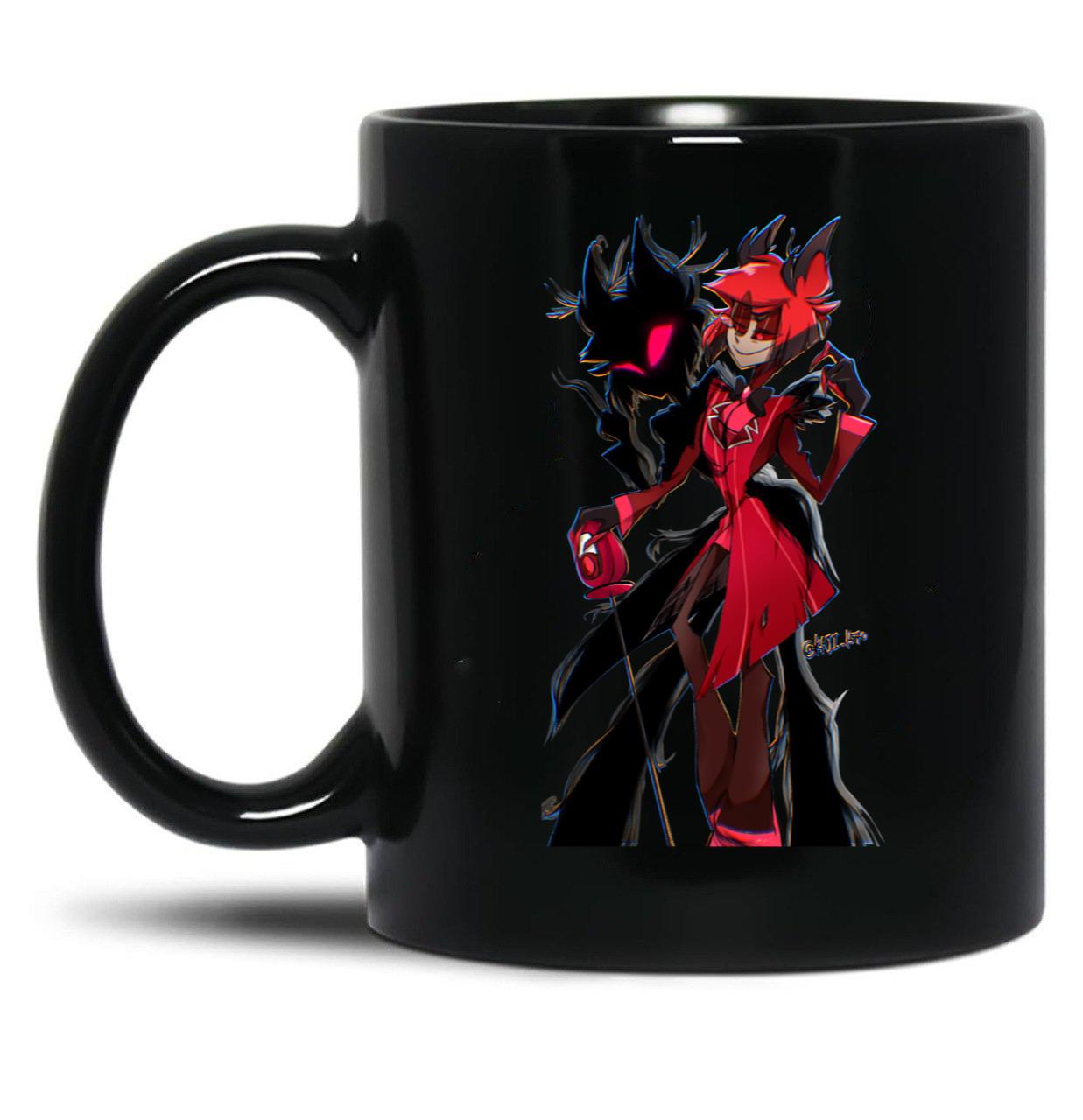 Hazbin Hotel Alastor Classic Black Coffee Mug, Gift Coffee Mug