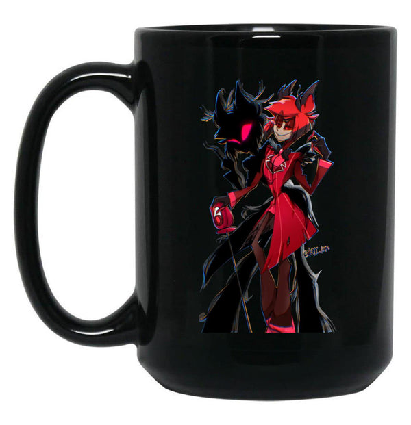 Hazbin Hotel Alastor Classic Black Coffee Mug, Gift Coffee Mug - Black