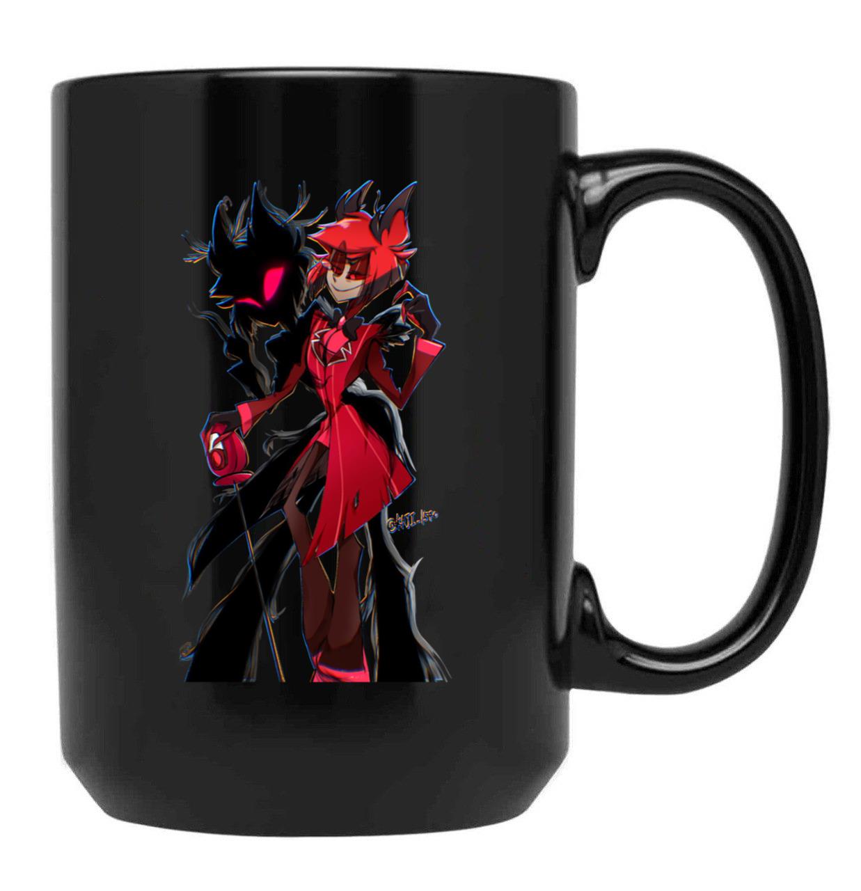 Hazbin Hotel Alastor Classic Black Coffee Mug, Gift Coffee Mug