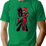 Hazbin Hotel Alastor Classic  Premium Heavyweight Cotton T-Shirt - Green