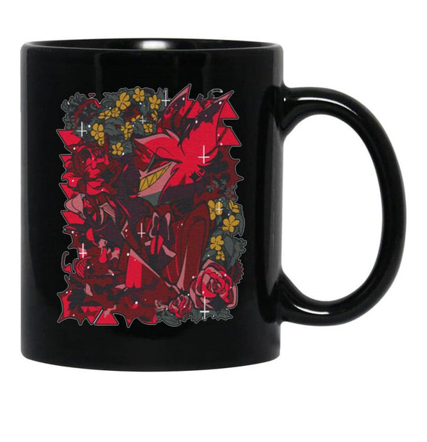 Hazbin Hotel Alastor Spring Essential Black Coffee Mug, Gift Coffee Mug - Black