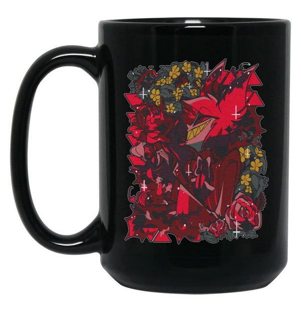 Hazbin Hotel Alastor Spring Essential Black Coffee Mug, Gift Coffee Mug - Black