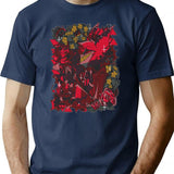Hazbin Hotel Alastor Spring Essential Premium Heavyweight Cotton T-Shirt - Navy