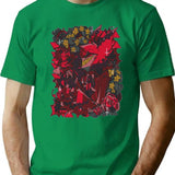 Hazbin Hotel Alastor Spring Essential Premium Heavyweight Cotton T-Shirt - Green