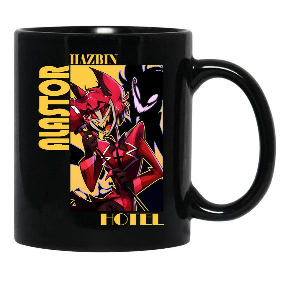 Hazbin Hotel Alastor (1) Black Coffee Mug, Gift Coffee Mug - Black