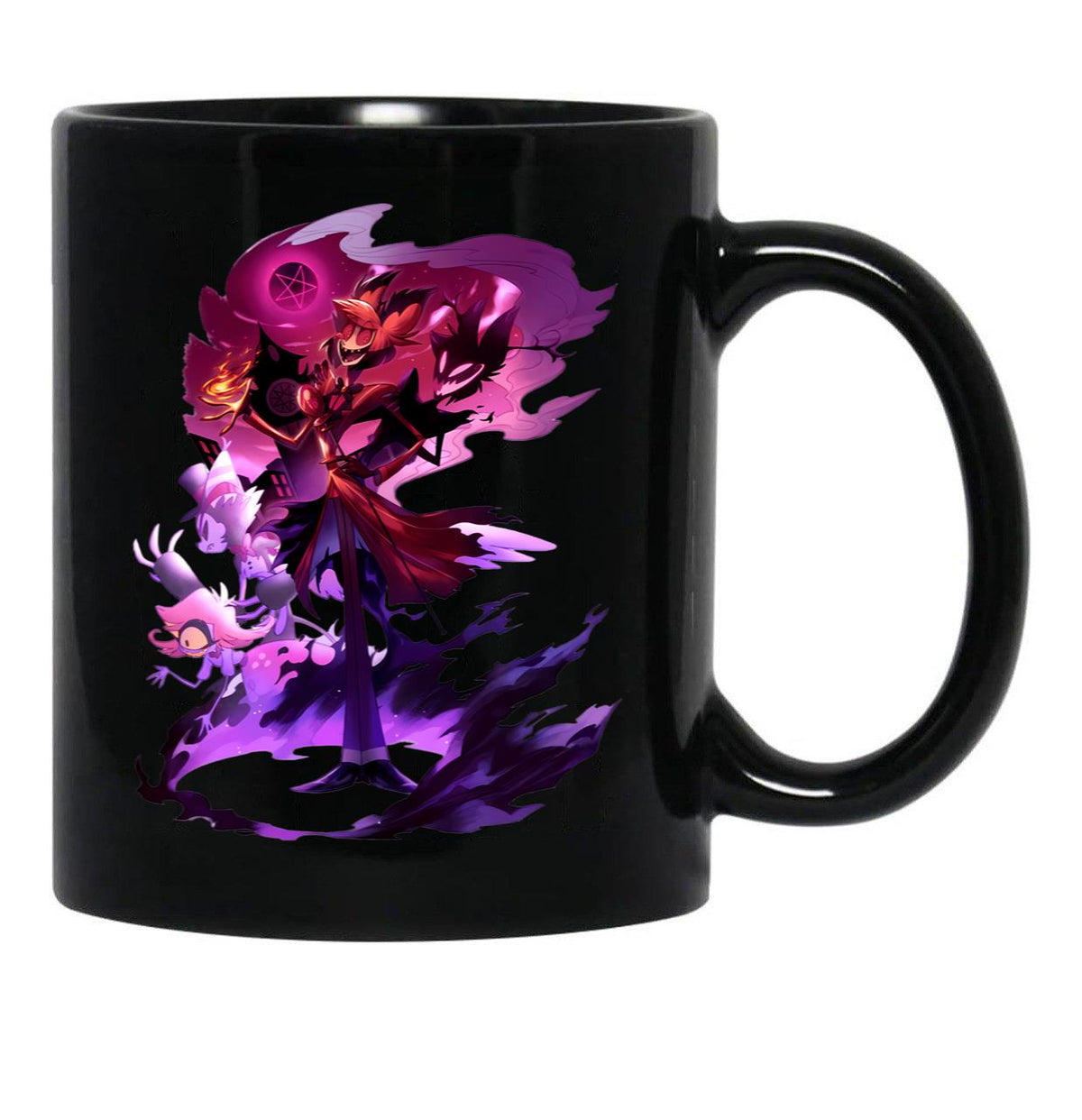Hazbin Hotel Alastor (4) Black Coffee Mug, Gift Coffee Mug - Black