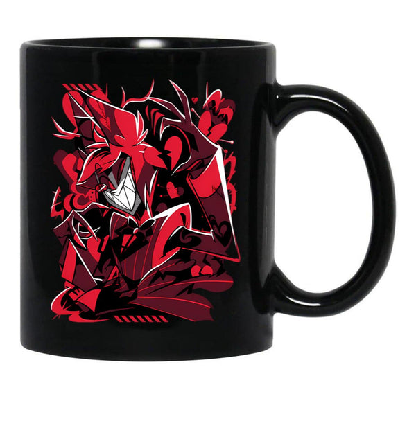 Hazbin Hotel Alastor (5) Black Coffee Mug, Gift Coffee Mug - Black