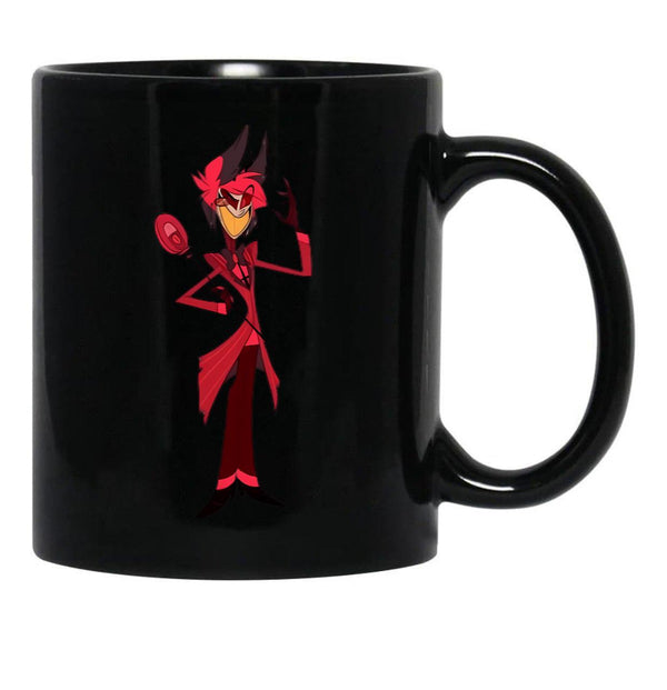 Hazbin Hotel Alastor (6) Black Coffee Mug, Gift Coffee Mug - Black