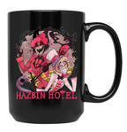 Hazbin Hotel Alastor and Lucifer Classic Black Coffee Mug, Gift Coffee Mug