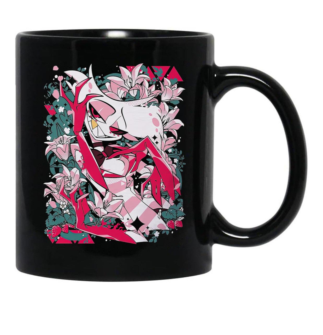 Hazbin Hotel - Angel Dust Classic Black Coffee Mug, Gift Coffee Mug - Black