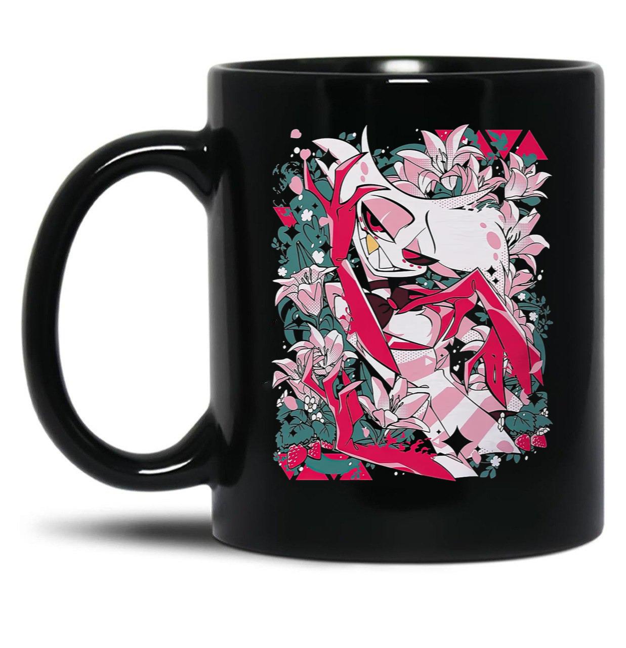 Hazbin Hotel - Angel Dust Classic Black Coffee Mug, Gift Coffee Mug