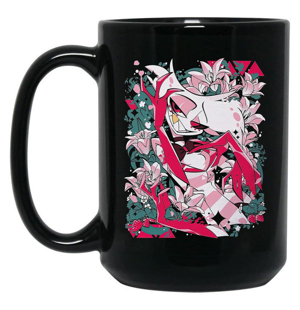 Hazbin Hotel - Angel Dust Classic Black Coffee Mug, Gift Coffee Mug - Black