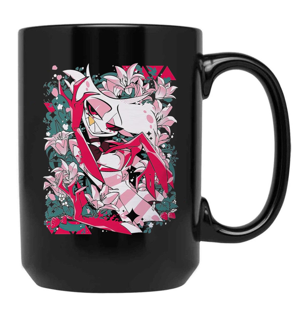 Hazbin Hotel - Angel Dust Classic Black Coffee Mug, Gift Coffee Mug