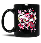 Hazbin Hotel Angel Dust Classic Black Coffee Mug, Gift Coffee Mug